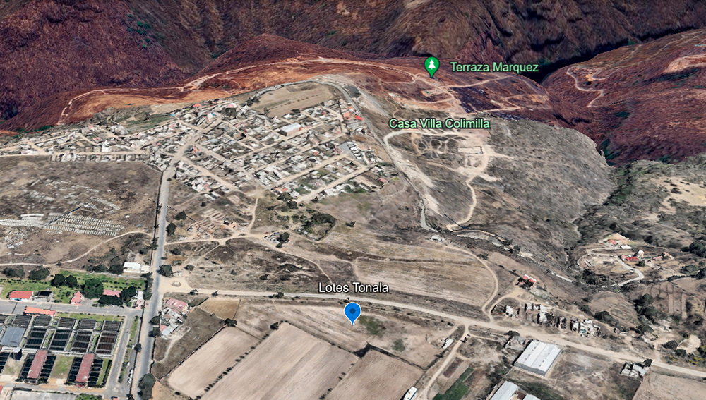 Visualizacion 3 Google Earth - Terreno -Acacias Colimilla